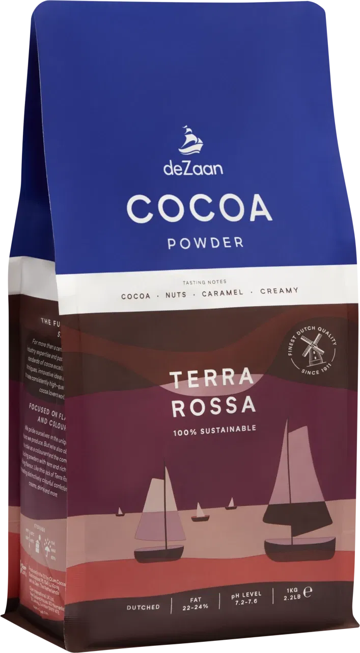 Cacao si Unt de Cacao - Cacao Pudra Alcalinizata 22-24% Terra Rossa, 1 Kg, deZaan
