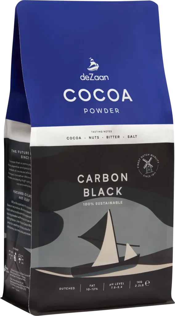 Cacao si Unt de Cacao - Cacao Pudra Alcalinizata 10-12% Carbon Black, 1 Kg, deZaan