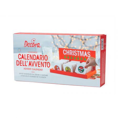Matrite Plastic Decoruri Ciocolata - Calendar Advent - Kit Matrite Plastic Ciocolata