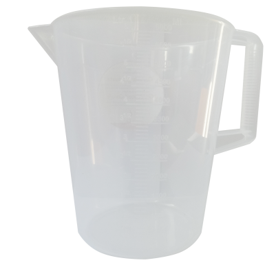 Brutarie, Patiserie - Ustensile - Cana gradata Material Plastic Robust si Transparent, 6 Litri