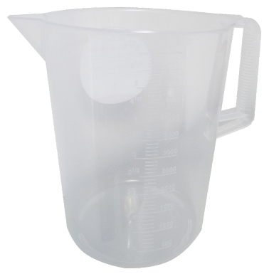 Brutarie, Patiserie - Ustensile - Cana gradata Material Plastic Robust si Transparent, 6 Litri