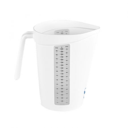 Brutarie, Patiserie - Ustensile - Cana gradata Alba, 2L - Vikan