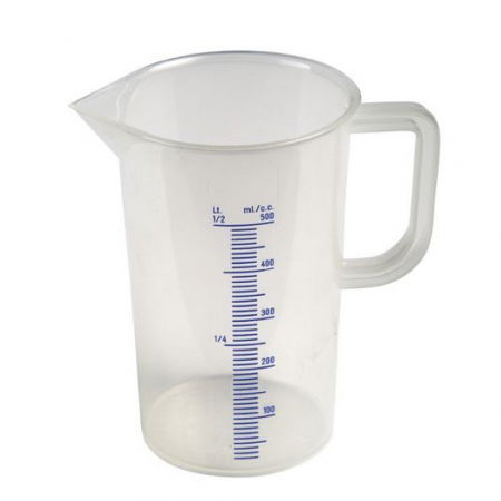 Brutarie, Patiserie - Ustensile - Cana gadata Material Plastic Transparent, 0.5 Litri