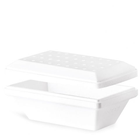 Ustensile Inghetata, Gelaterie - Caserola cu Capac Termoizolanta Inghetata 1000 ml, 23.25 x 13.56 x H 10 cm, Set 10 buc