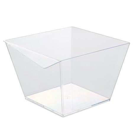 Accesorii Tort, Candy Bar, Bufet - Caserola Prezentare Produse 460ml, Plastic Transparent, 11.8 x 10 x H 7 cm, Set 50 Buc