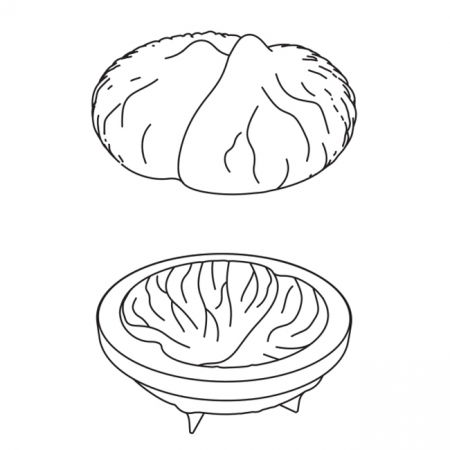 Forme de Silicon Cofetarie - Castana 3D, Ø18xH7.1 cm - Forma Silicon Tort 3D golet