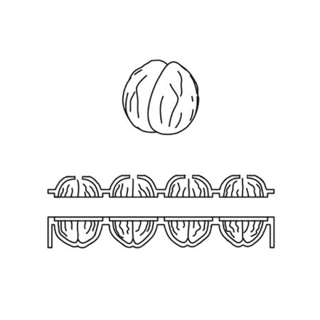 Castana 3D, Ø5.3xH5.5 cm - Forma Silicon Monoportii golet, 8 cavitati [2]