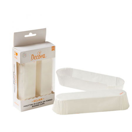 Accesorii Tort, Candy Bar, Bufet - Chese Ecler Hartie Alba, 13.5 x 3.5 x H 2.5 cm, 60 buc