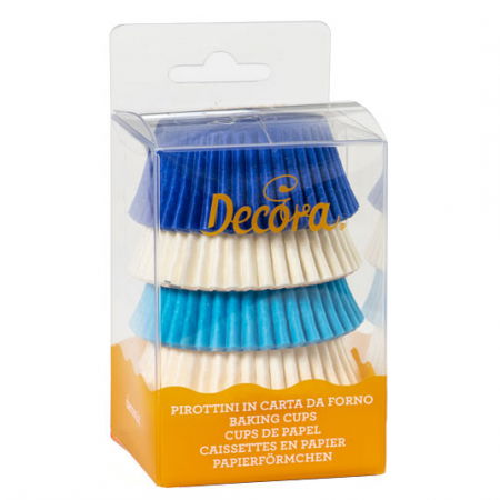 Accesorii Tort, Candy Bar, Bufet - Chese L Hartie ColorMix 3 Culori, Ø 5 x H 3.2 cm, 75 buc