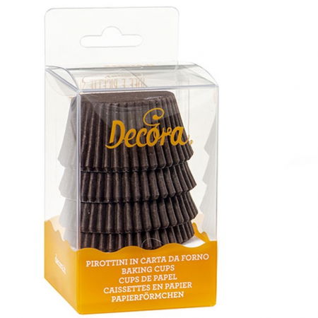 Chese Coacere si Prezentare - Chese L Hartie Maro, Ø 5 x H 3.2 cm, 75 buc