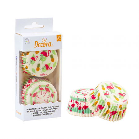 Chese L Hartie Model Flamingo, Ø 5 x H 3.2 cm, 36 buc [2]