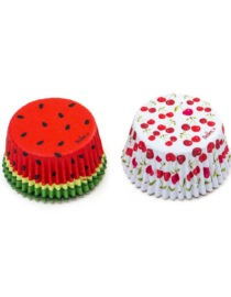 Accesorii Tort, Candy Bar, Bufet - Chese L Hartie Model Fructe, Ø 5 x H 3.2 cm, 36 buc