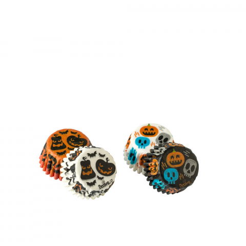 Accesorii Tort, Candy Bar, Bufet - Chese L Hartie Model Halloween, Ø 5 x H 3.2 cm, 200 buc