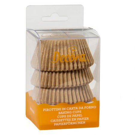 Accesorii Tort, Candy Bar, Bufet - Chese L Hartie Natur, Ø 5 x H 3.2 cm, 75 buc