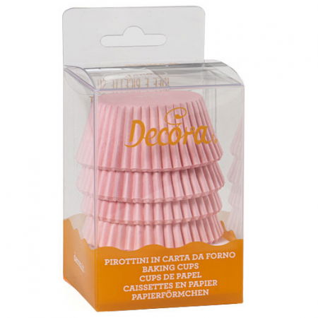 Accesorii Tort, Candy Bar, Bufet - Chese L Hartie Roz, Ø 5 x H 3.2 cm, 75 buc