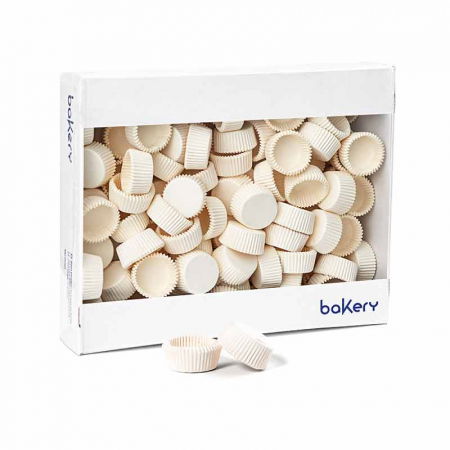 Chese Coacere si Prezentare - Chese M Hartie Alb, Ø 4 x H 2 cm, 2000 Buc