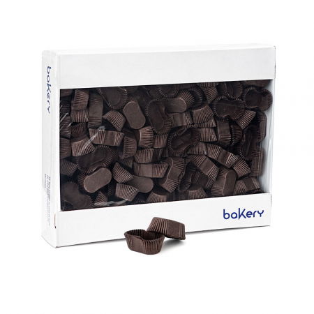 Accesorii Tort, Candy Bar, Bufet - Chese Ovale Hartie Maro, 4.5 x 2.5 x H 2 cm, 3000 buc