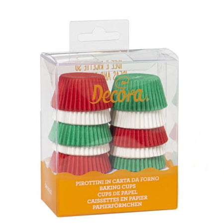 Accesorii Tort, Candy Bar, Bufet - Chese S Hartie ColorMix 3 Culori, Ø 3.2 x H 2.2 cm, 200 buc