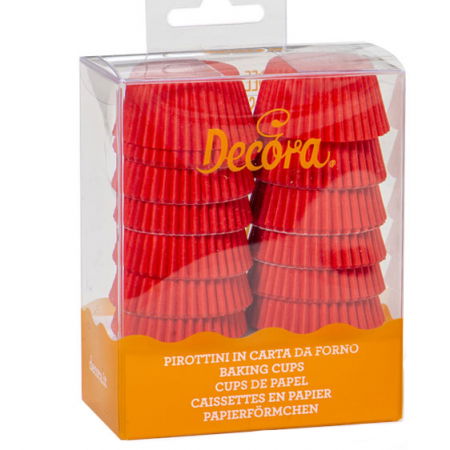 Accesorii Tort, Candy Bar, Bufet - Chese S Hartie Rosu, Ø 3.2 x H 2.2 cm, 200 buc