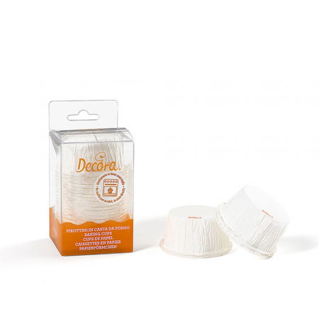 Chese XL Hartie Creponata Alb, Ø 5.5 x H 3.5 cm, 25 buc [2]