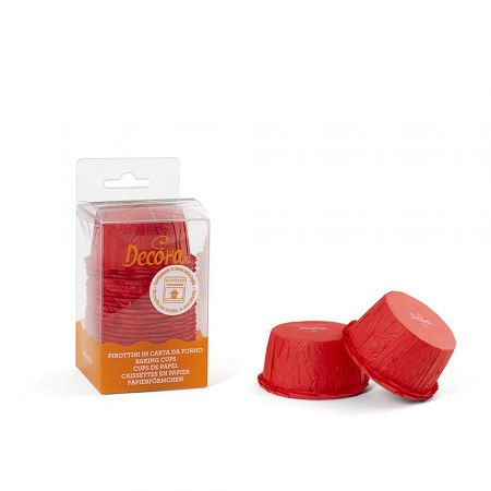 Chese XL Hartie Creponata Rosu, Ø 5.5 x H 3.5 cm, 25 buc [2]