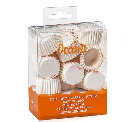 Accesorii Tort, Candy Bar, Bufet - Chese XS Hartie Alb, Ø 2.7 x H 1.7 cm, 200 buc