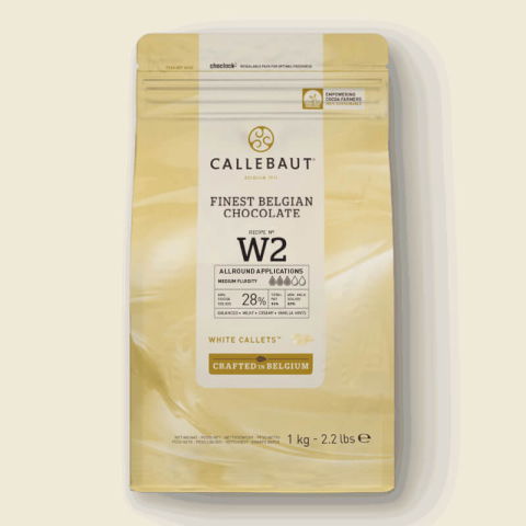 White chocolate - Ciocolata Alba 28%, Reteta W2, 1 Kg, Callebaut