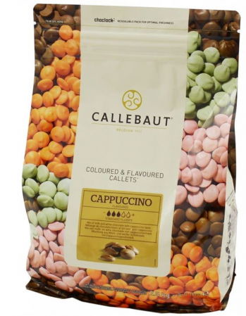 Ciocolata Colorata si cu Arome - Ciocolata aroma CAPUCINO 30.8%, 2.5 Kg, Callebaut