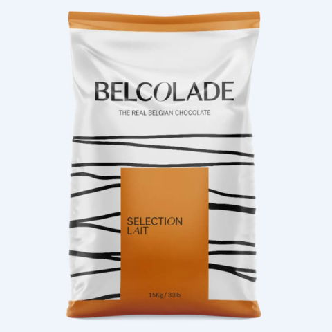 Milk chocolate - Belcolade Belgian Milk Chocolate 28.5%, 15 kg, Selection Lait