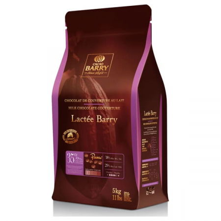 Ciocolata cu Lapte - Ciocolata cu Lapte 35.3% Lactee Barry, 5 Kg, Cacao Barry