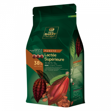Ciocolata - Ciocolata cu Lapte 38.2% Lactee Superieure, 5 kg, Cacao Barry