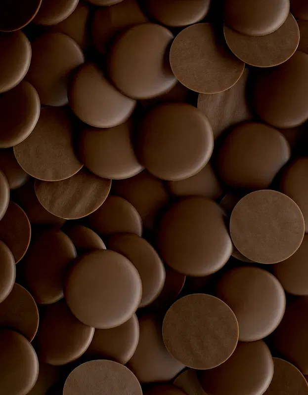 Ciocolata Colorata si cu Arome - Ciocolata cu Lapte si Caramel 35%, Selection Lait Caramel, 5 kg, Belcolade