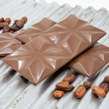 Ciocolata Colorata si cu Arome - Ciocolata cu Lapte si Caramel 32% Reno Latte Caramel, 5 Kg, Irca