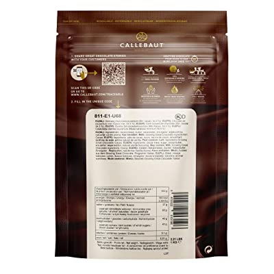 Ciocolata Neagra - Ciocolata Neagra 54.5% Recipe 811, 1 kg, Callebaut