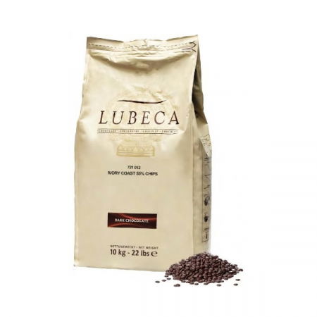 Ciocolata Neagra - Ciocolata Neagra 55% Ivory Coast, 10 kg, Lubeca