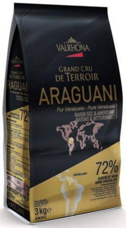 Ciocolata Neagra - Ciocolata Neagra 72% Araguani, 3 kg, Valrhona