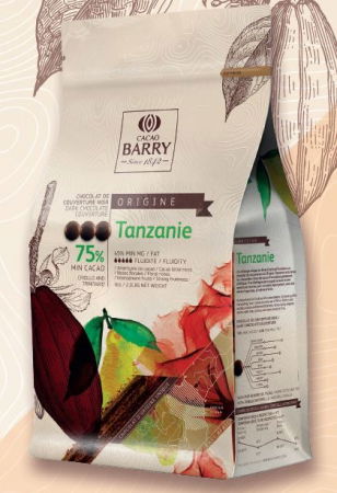 Ciocolata pentru Fantana - Ciocolata Neagra 75 % origine Tanzanie, 1 kg, Cacao Barry
