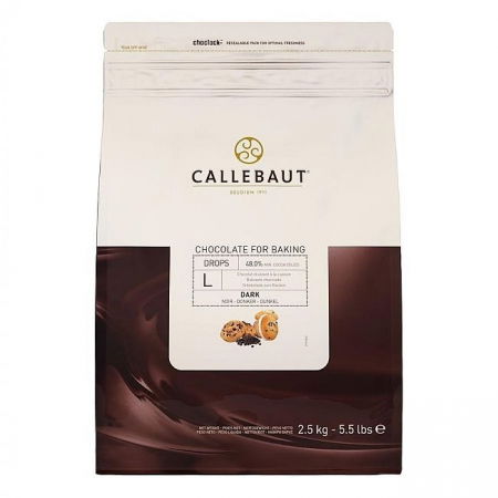 Ciocolata Termostabila - Ciocolata Neagra Termostabila, Barry Callebaut, cacao 48%, 2.5 Kg