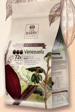 Ciocolata Neagra - Ciocolata Neagra 72 % Venezuela, 1 kg, Cacao Barry