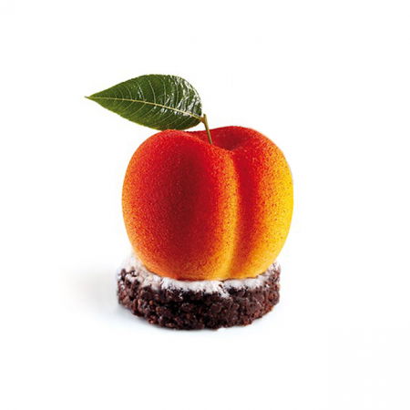 Forme de Silicon Cofetarie - Cireasa/Piersica 3D, Ø5.8xH4.6 cm - Forma Silicon Monoportii Forcone, 20 cavitati