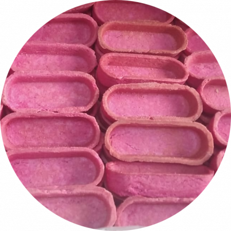 Coji Bomboane, Tarte - Coji de Tarte MiniEclere, roz, 240 buc