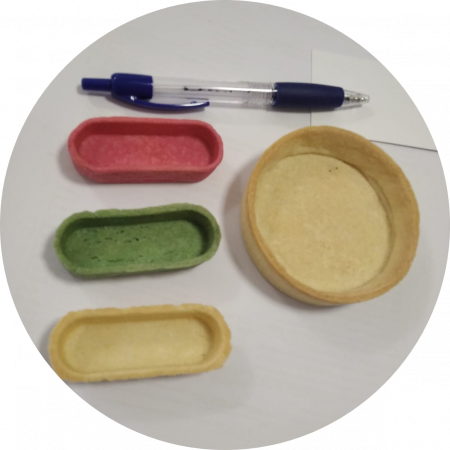 Coji Bomboane, Tarte - Coji de Tarte MiniEclere, roz, 240 buc