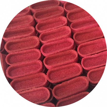 Coji Bomboane, Tarte - Coji de Tarte MiniEclere, rosii, 240 buc