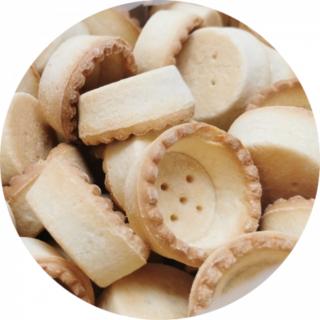 Coji Tarte / Mini Tarte - Coji de Tarte rotunde mici, 300 buc, Ø 44 mm