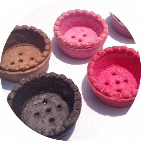 Coji de Tarte rotunde culori diverse, 3 kg, Ø 44mm [2]