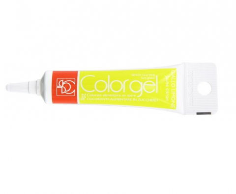 Coloranti Gel - Colorant Alimentar Gel, Galben Lamai Modecor 20 gr