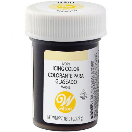 Coloranti Alimentari - Colorant Alimentar Gel, Ivoriu (Ivory) - Wilton, 28 g