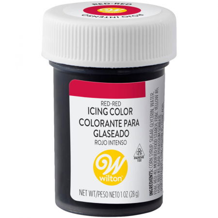 Coloranti Gel - Colorant Alimentar Gel, Rosu Intens (Red Red) - Wilton, 28 g
