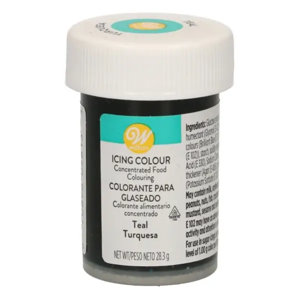 Coloranti Alimentari - Colorant Alimentar Gel, Turcoaz (Teal), Wilton, 28 g