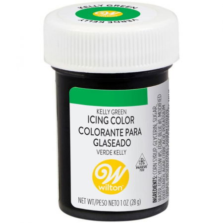 Coloranti Gel - Colorant Alimentar Gel, Verde (Kelly green) - Wilton, 28 g